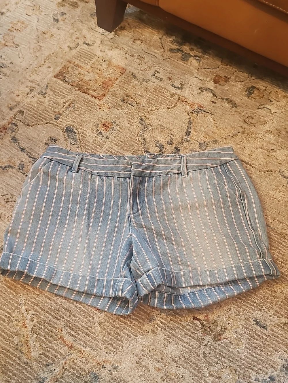 Dear John Shorts. Blue With Red And White Stripes. Sz 32